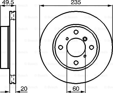 BOSCH 0 986 478 450 - Kočioni disk www.molydon.hr