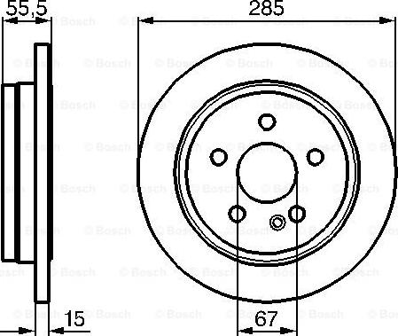 BOSCH 0 986 478 469 - Kočioni disk www.molydon.hr