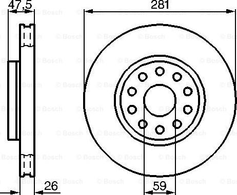 BOSCH 0 986 478 460 - Kočioni disk www.molydon.hr