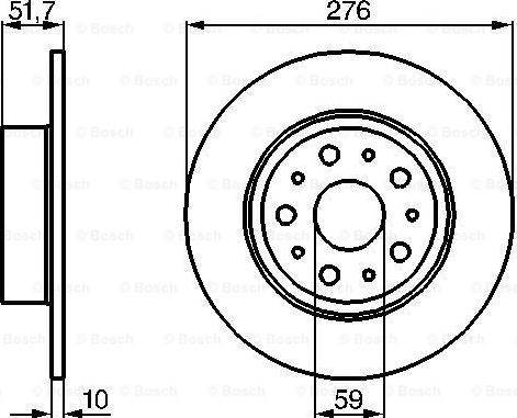 BOSCH 0 986 478 463 - Kočioni disk www.molydon.hr