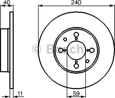 BOSCH 0 986 478 462 - Kočioni disk www.molydon.hr