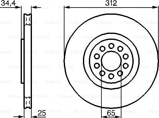 BOSCH 0 986 478 467 - Kočioni disk www.molydon.hr