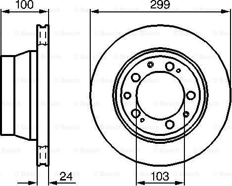 BOSCH 0 986 478 419 - Kočioni disk www.molydon.hr