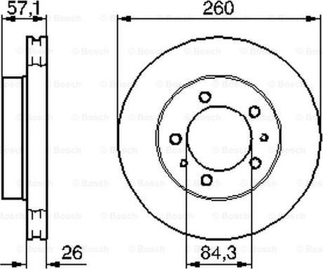 BOSCH 0 986 478 484 - Kočioni disk www.molydon.hr