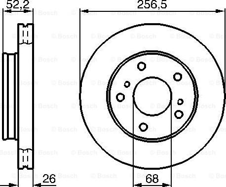 BOSCH 0 986 478 485 - Kočioni disk www.molydon.hr