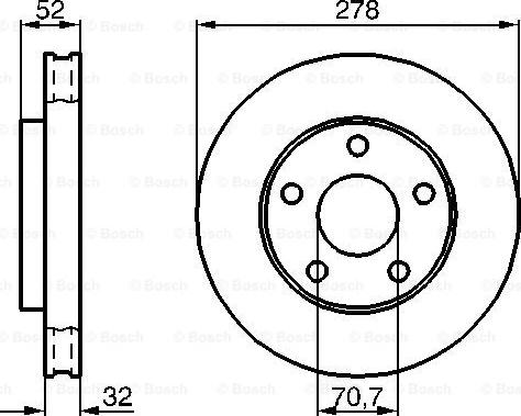 BOSCH 0 986 478 486 - Kočioni disk www.molydon.hr