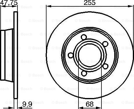 BOSCH 0 986 478 480 - Kočioni disk www.molydon.hr