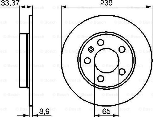 BOSCH 0 986 478 481 - Kočioni disk www.molydon.hr