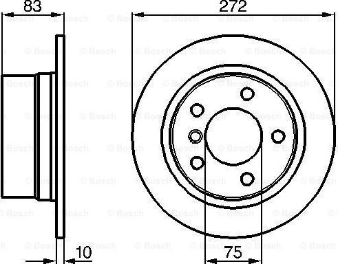 BOSCH 0 986 478 439 - Kočioni disk www.molydon.hr