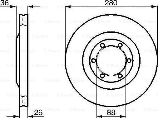 BOSCH 0 986 478 437 - Kočioni disk www.molydon.hr