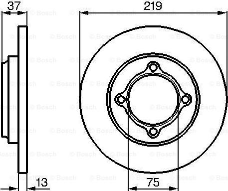 BOSCH 0 986 478 429 - Kočioni disk www.molydon.hr