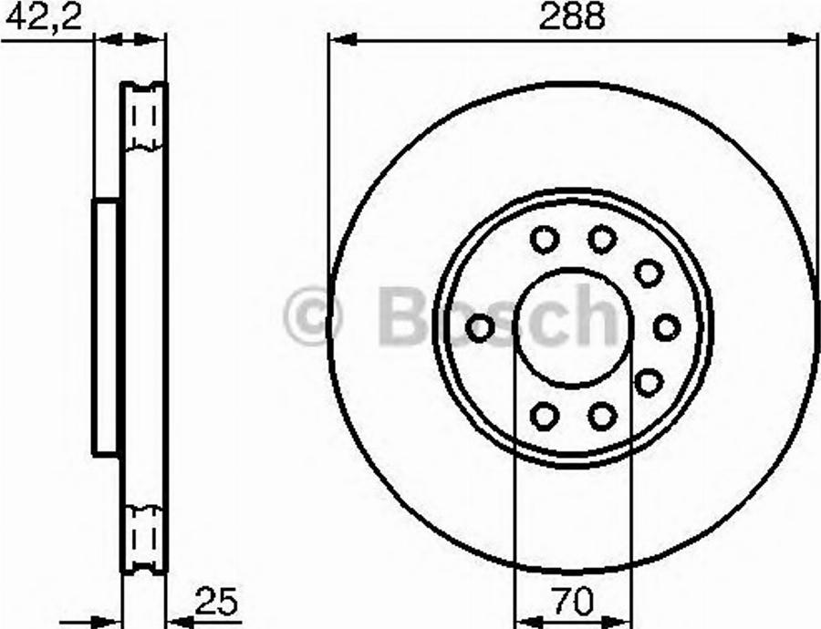 BOSCH 0 986 478 423 - Kočioni disk www.molydon.hr