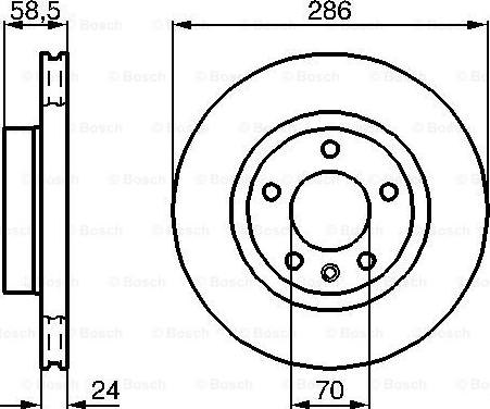 BOSCH 0 986 478 594 - Kočioni disk www.molydon.hr