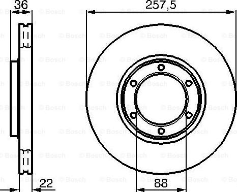 BOSCH 0 986 478 596 - Kočioni disk www.molydon.hr