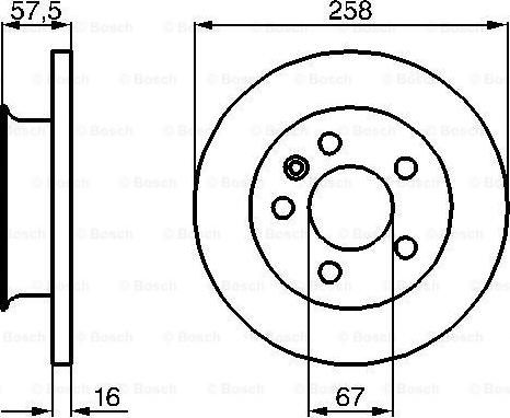 BOSCH 0 986 478 544 - Kočioni disk www.molydon.hr