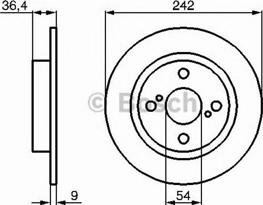 BOSCH 0 986 478 559 - Kočioni disk www.molydon.hr