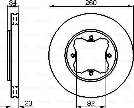 BOSCH 0 986 478 568 - Kočioni disk www.molydon.hr