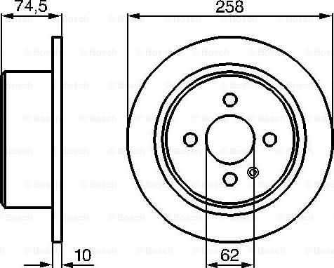 BOSCH 0 986 478 563 - Kočioni disk www.molydon.hr