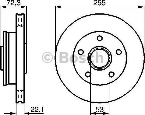 BOSCH 0 986 478 562 - Kočioni disk www.molydon.hr