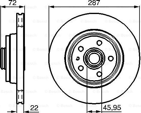 BOSCH 0 986 478 509 - Kočioni disk www.molydon.hr