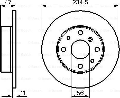 BOSCH 0 986 478 500 - Kočioni disk www.molydon.hr