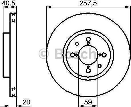 BOSCH 986478515 - Kočioni disk www.molydon.hr