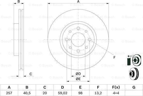 BOSCH 0 986 478 515 - Kočioni disk www.molydon.hr