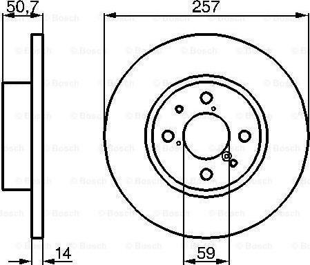 BOSCH 0 986 478 517 - Kočioni disk www.molydon.hr