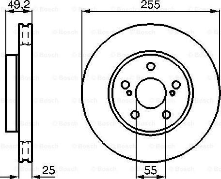 BOSCH 0 986 478 584 - Kočioni disk www.molydon.hr