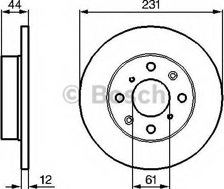 BOSCH 0 986 478 587 - Kočioni disk www.molydon.hr