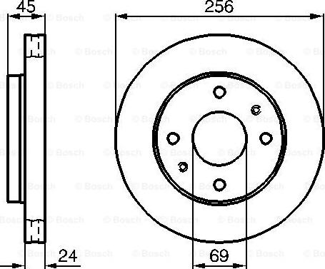 BOSCH 0 986 478 531 - Kočioni disk www.molydon.hr