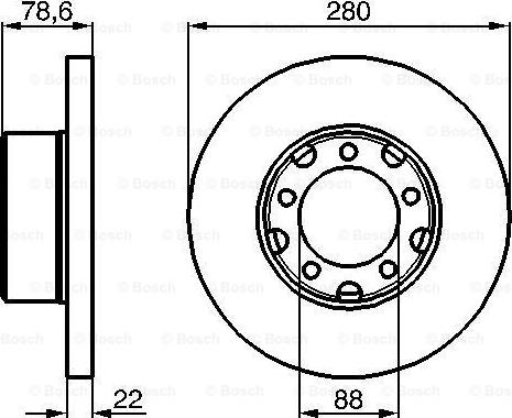 BOSCH 0 986 478 529 - Kočioni disk www.molydon.hr