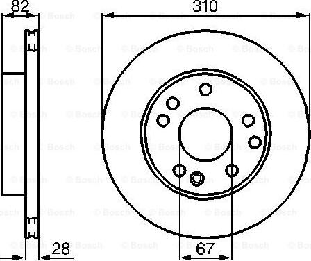 BOSCH 0 986 478 528 - Kočioni disk www.molydon.hr