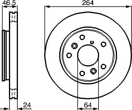 BOSCH 0 986 478 523 - Kočioni disk www.molydon.hr