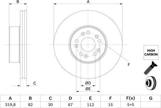 BOSCH 0 986 478 527 - Kočioni disk www.molydon.hr