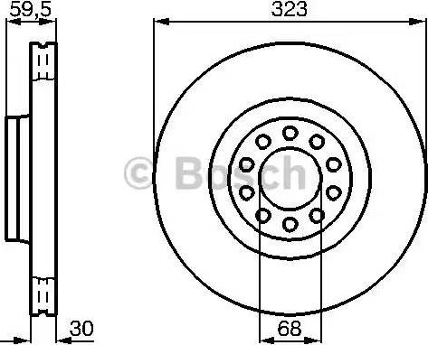 BOSCH 0 986 478 575 - Kočioni disk www.molydon.hr