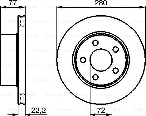 BOSCH 0 986 478 694 - Kočioni disk www.molydon.hr