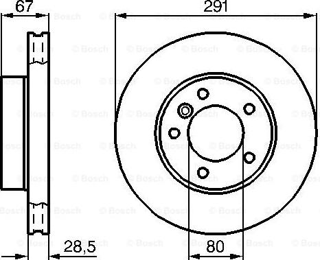 BOSCH 0 986 478 691 - Kočioni disk www.molydon.hr