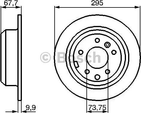 BOSCH 0 986 478 692 - Kočioni disk www.molydon.hr