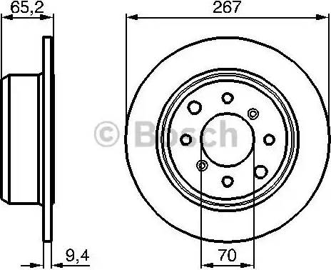 BOSCH 0 986 478 646 - Kočioni disk www.molydon.hr