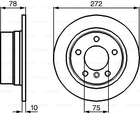 BOSCH 0 986 478 641 - Kočioni disk www.molydon.hr