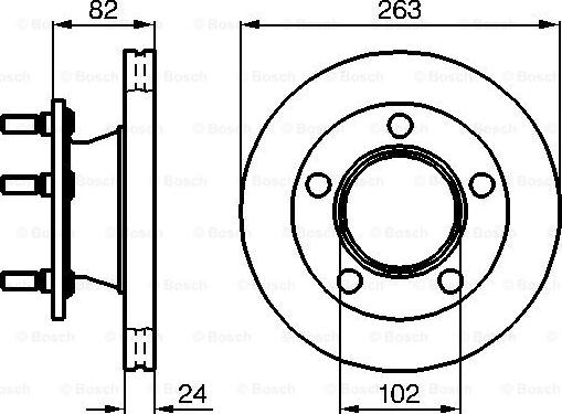 BOSCH 0 986 478 643 - Kočioni disk www.molydon.hr