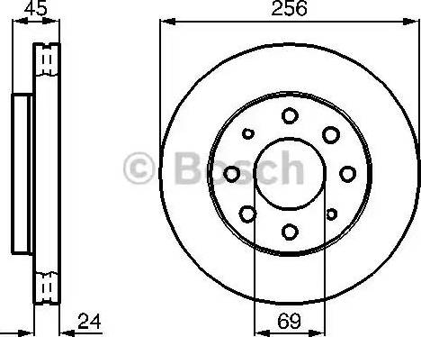 BOSCH 0 986 478 654 - Kočioni disk www.molydon.hr