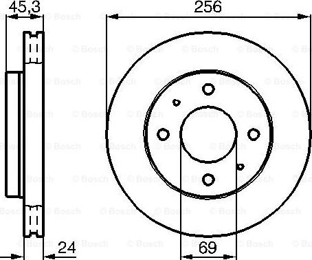 BOSCH 0 986 478 652 - Kočioni disk www.molydon.hr