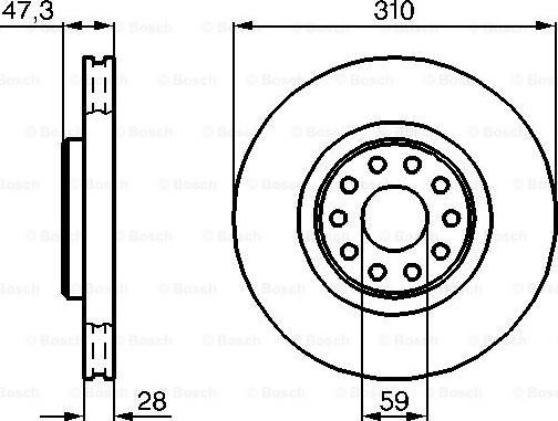 BOSCH 0 986 478 669 - Kočioni disk www.molydon.hr