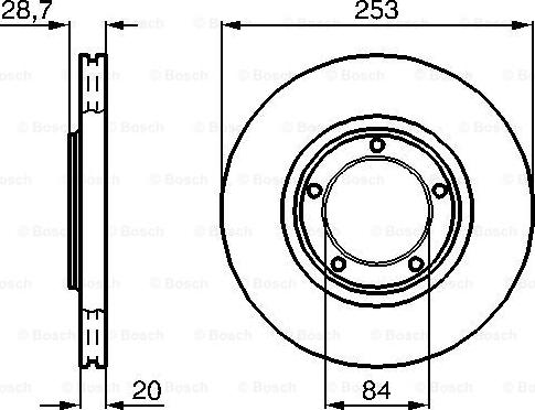 BOSCH 0 986 478 664 - Kočioni disk www.molydon.hr