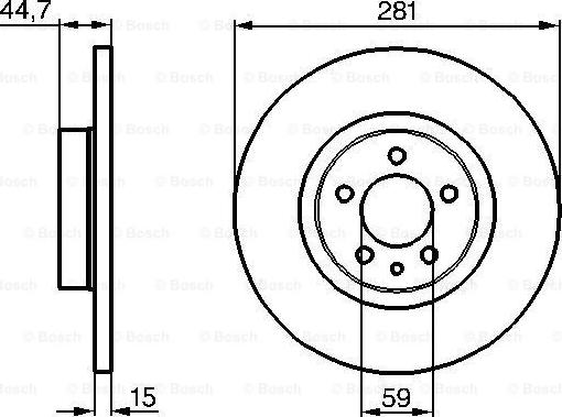 BOSCH 0 986 478 668 - Kočioni disk www.molydon.hr