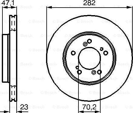 BOSCH 0 986 478 667 - Kočioni disk www.molydon.hr