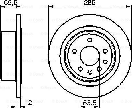 BOSCH 0 986 478 609 - Kočioni disk www.molydon.hr