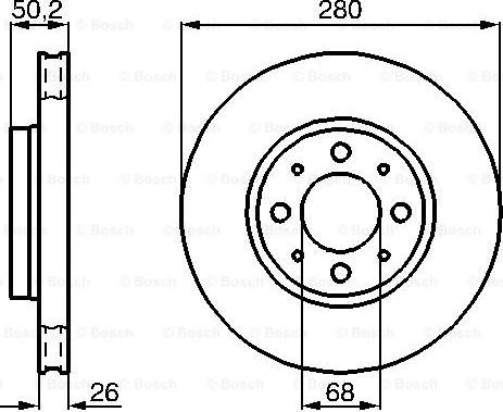 BOSCH 0 986 478 602 - Kočioni disk www.molydon.hr